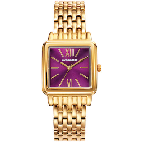 Mark Maddox Watch  Golden Chic. 22x22 Mm. Quartz. Date. Wr 30 Meters_MM7006-25_0